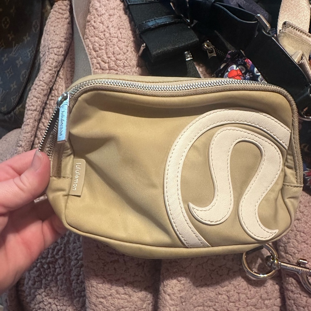 lululemon athletica Beige Crossbody Bag
